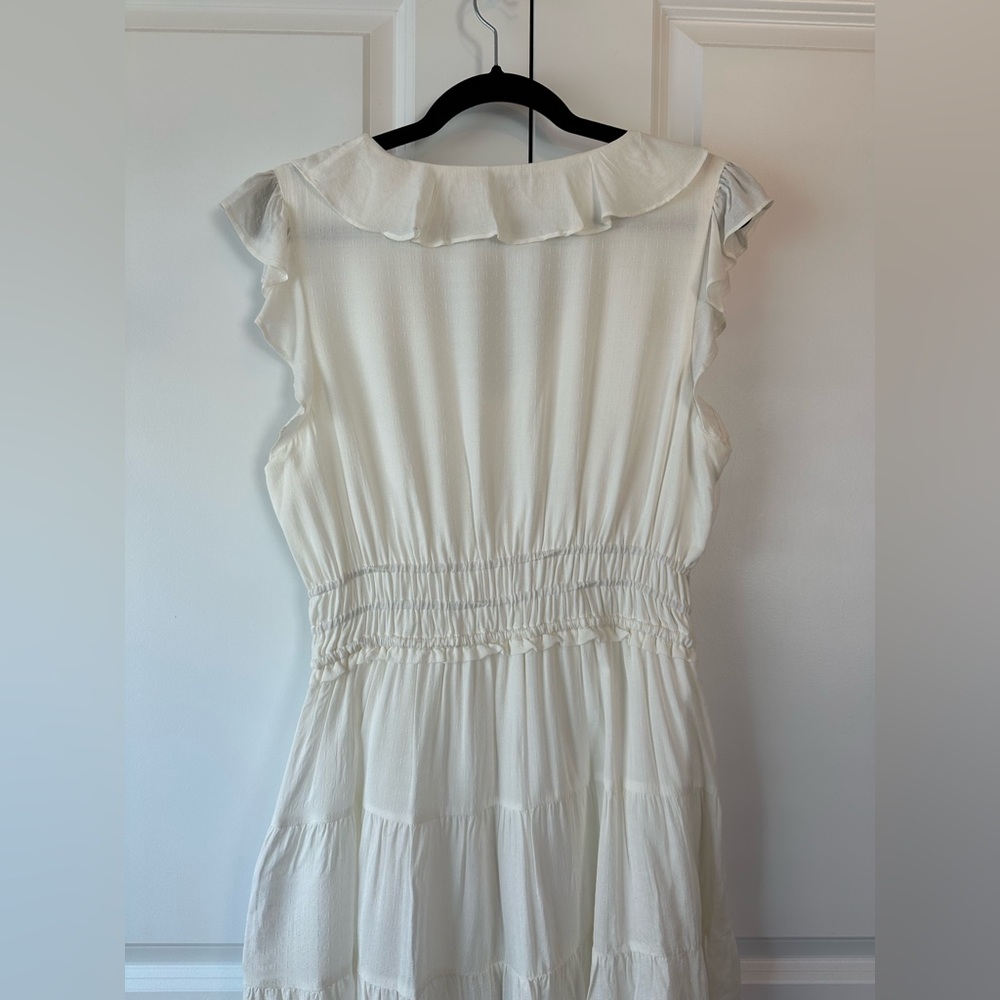 PAIGE Women’s Paradis Mini Dress White (Size M) - Picture 5 of 12